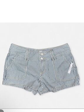 RSQ Conductor Stripe Shorts denim shorts